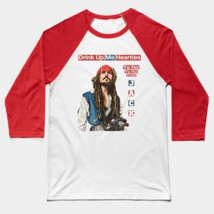 Jack Sparrow Art Baseball T-Shirt